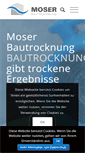 Mobile Screenshot of moser-bautrocknung.at