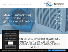 Tablet Screenshot of moser-bautrocknung.at